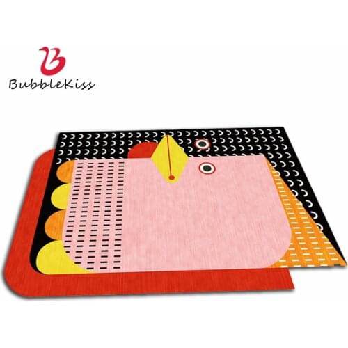 Bubble Kiss Cartoon Rug And Carpet For Home Living Room Irregular Shape Carpet Light Luxury Floor Mat Bedroom Non-Slip Area Rugs