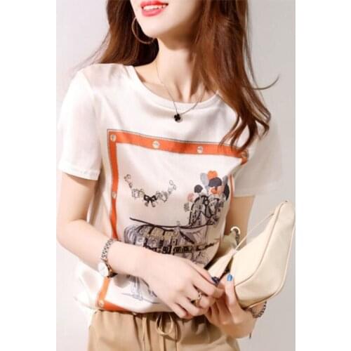 My New In Women's Silk T-Shirts