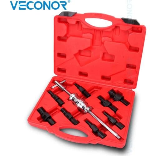 9pcs Blind Hole Bearing Puller Set Slide Hammer Internal Bearing Extractor Removal Kit 8-32mm Inner Bearing Separator Remover