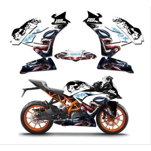 For KTM 125 200 250 390 RC ADV Graphics Street Bike Stickers DECALS For KTM RC125 200 250 390 2014 2015 2016 250 RC 390 RC 200RC