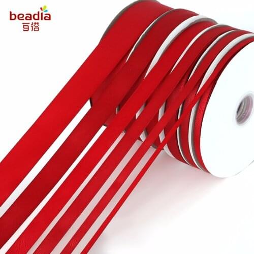New Grosgrain Ribbon 4-38mm 6 size Burgundy for Wedding Party Decoration & DIY Gift Wrapping Scrapbook DIY Craft Sew Accessories