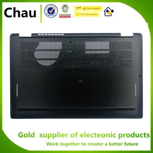 Silver/Black Chau New For Dell Latitude 7410 E7410 Bottom Lower Case Base Cover 0V987T V987T