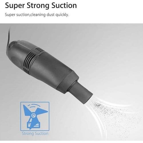 New Arrival USB Keyboard Vacuum Cleaner Portable Brush Dust Cleaning Kit Fit for PC Laptop Computer Keyboard Dust Cleaning Tool