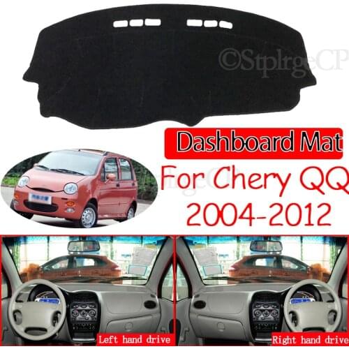 For Chery QQ A1 QQ3 QQ6 Sweet IQ MVM110 A1 Kimo Anti-Slip Mat Dashboard Cover Pad Sunshade Dashmat Carpet Accessories 2008 2010