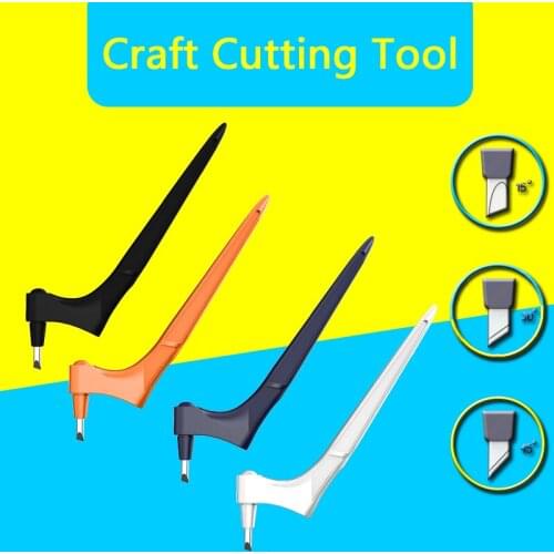 Craft Cutting Tools 360 Rotating Blade Paper-Cutter 3 Replace Blade Craft Cutting Knife DIY Art Wear-Resisting Art Cutting Tool