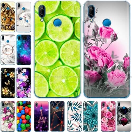 Silicone Case for Huawei Nova 3 3i 3e Case Soft TPU Cover for Nova3 Nova3i INE-LX2 INE-LX9 Back Cover Coque Bumper Shell Fundas