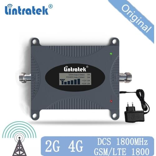 4g Lte 1800 MHz Signal Booster GSM Amplificador GSM 2g 4g DCS 1800 Booster Mobile Phone Signal Amplifier Repeater for RU UKR 40