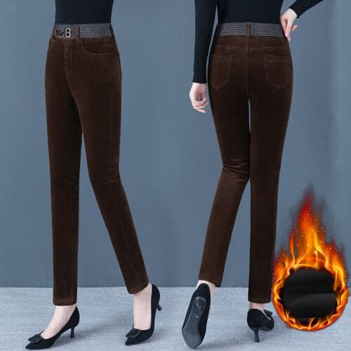 Yunyiwa Women's Corduroy Trousers