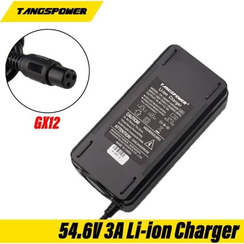 54.6V 3A Lithium Battery Charger 54.6V3A electric bike Charger for 13S 48V Li-ion Battery pack charger High quality