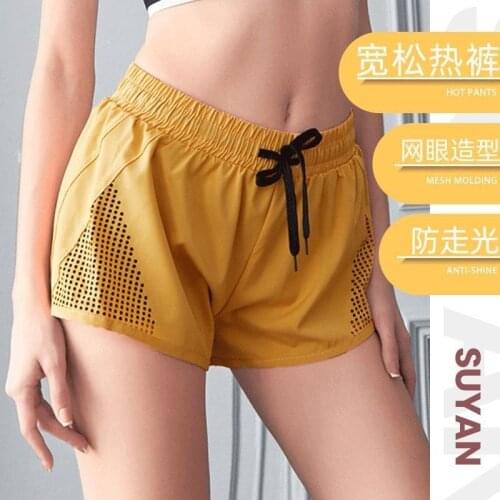 Yoga Shorts Women New Girl White Elastic Sports Shorts Pantalones Cortos De Mujer