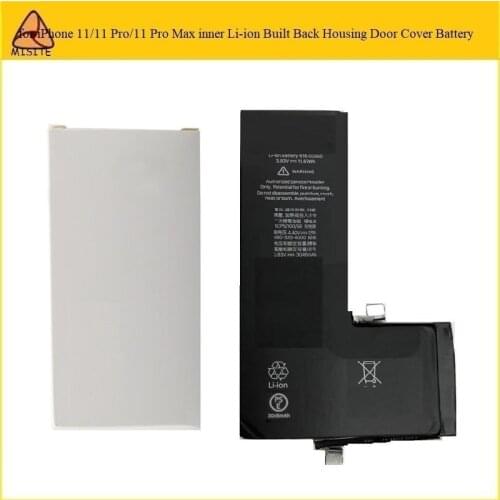 1Pc High Quality Phone Bateria Battery For Apple iPhone 11 inner Li-ion Built Back Housing Door Batteries for iPhone 11 Pro