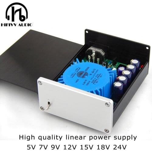 25W 25VA Regulated Linear Power Supply for Audio amplifier DAC CD player support choose 5V 6V 7V 9V 12V 15V 24V Output