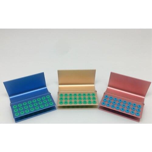 3pcs/ Dental FG RA Bur Disinfection Holder Blocks Multifunctional 24 Holes New