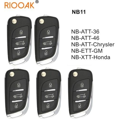 5pcs KEYDIY NB11 3 Button Multi-functional Remote Control NB Series Universal for KD900 URG200 KD-X2 All Functions In One