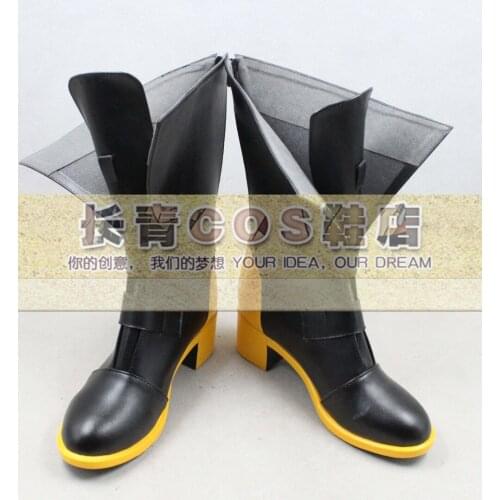 Happy tree friebds Splendid Black Short Cosplay Boots shoes C006