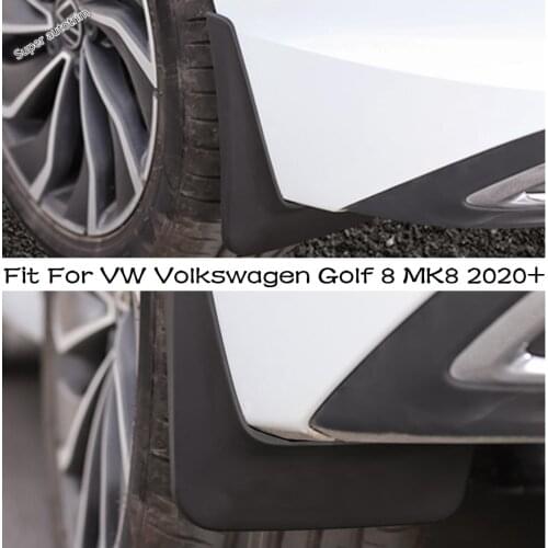 Car Exterior Mudguard Mud Flaps Products Protective Cover Trim Fit For VW Volkswagen Golf 8 MK8 2020 2021 Accessories Part