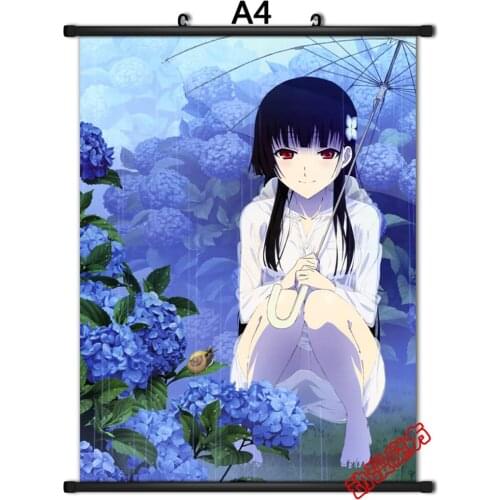 Coscase Japan Anime Sankarea: Undying Love Mero Furuya Sanka Rea Furuya Chihiro Home Decor Wall Scroll Poster Decorative Picture