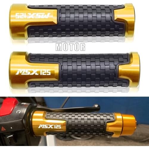 For Honda MSX125/GROM 2014-2017 2015 2016 MSX 125 7/8"22mm Motorcycle Racing Bike Anti-Slip Handle Bar Grip Handlebar Hand Grips