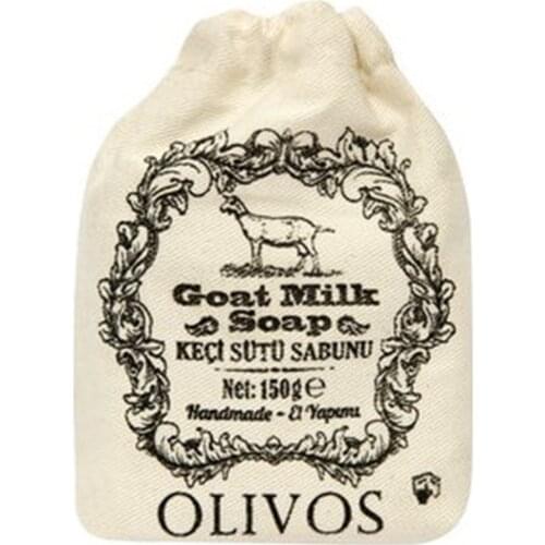 Olivos Goat Milk Soap, Moisturizing Cleanser Goat Milk Bar Soap, Skin Cleanser 100% Natural Exfoliating Smooth Skin 150g