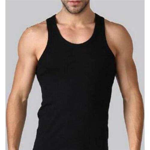 New Fashion Men Vest Muscle Sleeveless Slim Tee Shirt Tank Top Bodybuilding Fitness Vest Stylish Mens Skinny Tank Tops