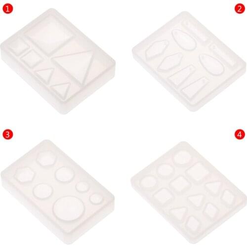 NEW Silicone Mold DIY Geometric Triangle Mirror Craft Jewelry Making Decorative Cake