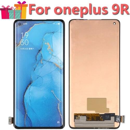 Original Display Replace 6.55" For Oneplus 9R LE2101 LE2100 LCD Touch Digitizer Sensor Assembly
