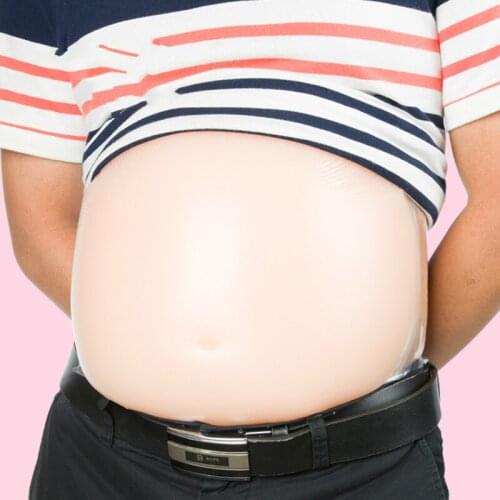 Fake Pregnant Woman Belly Silicone Props Fake Beer Belly Fake Pregnancy Fake Belly Photographer Acting Latex Underwear