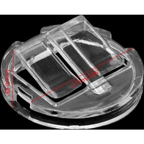 Transparent Finger Ring Display Stand Holder Jewelry Tray Ring Plastic Showcase R58E