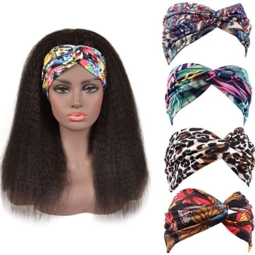 Modern Style Elastic Women Turban Headbands For Headband Wig Twisted Cute Hair Band Accessories Wig Band For Edges
