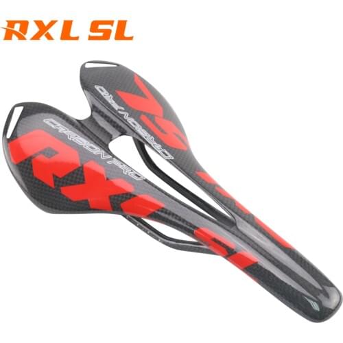 RXL SL Cycling MTB Bike Seat Cushion Bicycle Saddle 270x143mm Road Bike Seat 3K Ultralight Front Seat Mat Carbon Road Bike Seats
