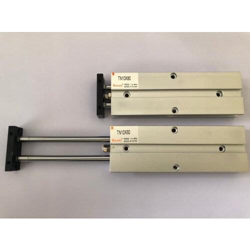TN10x80 80mm Bore 80mm Stroke Double Rod Aluminum Alloy Pneumatic Air Cylinder TN10-80 TDA10-80