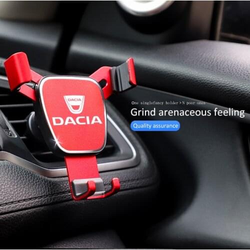 1 New Hot Selling Car Accessories Phone Holder For Dacia Duster Sandero Logan Lodgy 2Mcv Stepway Dokker Gravity Shockproof