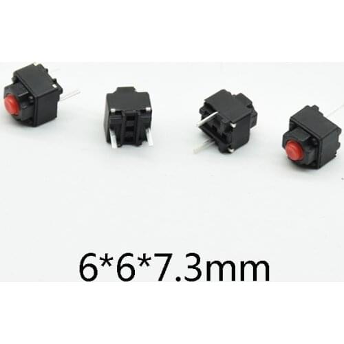 10pcs red Mouse Switch Mute Button 6*6*7.3mm Silent Switch Wireless Mouse Wired Mouse Button Micro Switch