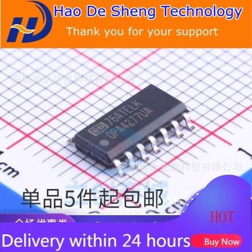 10PCS/LOT OPA4277UA SOP-14 OPA4277UA/2K5 Amplifier IC New Original In Stock