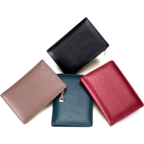 15PCS / LOT Men Women Genuien Leather Passport Holder Multifunction Passport Wallet Coin Purse Sim Card ID Holder Bag