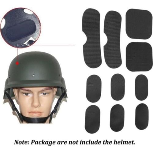 19pcs Helmet Pads EVA Non-toxic Protective Cushion Replacement Pads For Fast Helmets With Hook And Loop Fastener