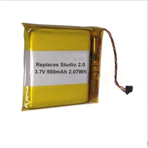 5pcs/lot TTVXO 560mAh AEC643333 Battery for Beats Studio 2.0 wireless Headphone Battery