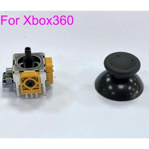 2Pcs 3D Rocker Analog Joystick Stick for Xbox360 Controller Analogue Thumbsticks Caps Mushroom Cover Replacement for Xbox 360