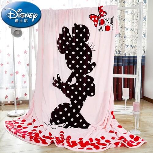 Disney Mickey Minnie Mouse Printed Velvet Bed Blanket Quilt Queen 200x230cm Girls Adult Bedroom Decor Brithday Christmas Gift