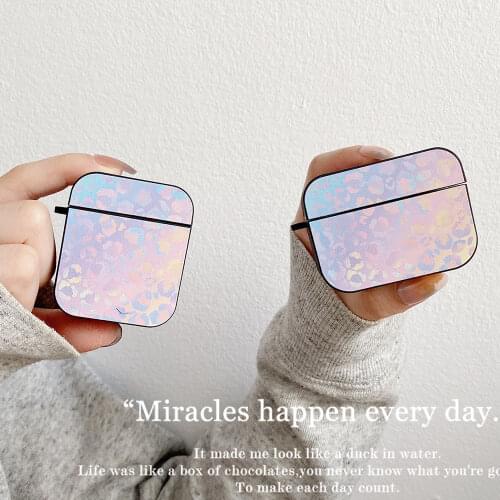 Glitter Bling Leopard Case For Apple AirPods 1/2 Pro Earphone Cover Cute Soft Headset Cases Accessories for Air Pods 3 Funda