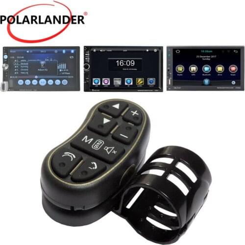 Bluetooth Wireless LED Light 8 Button Use 2 Din Radio For Car Multimedia DVD Player Universal Remote Control Car Steering Wheel