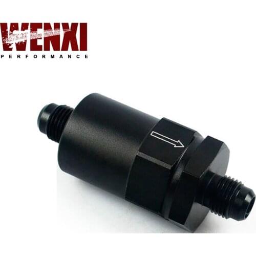 AN -6 (AN6) Black Anodised Billet Fuel Filter 30 Micron WX-SLF0209-06