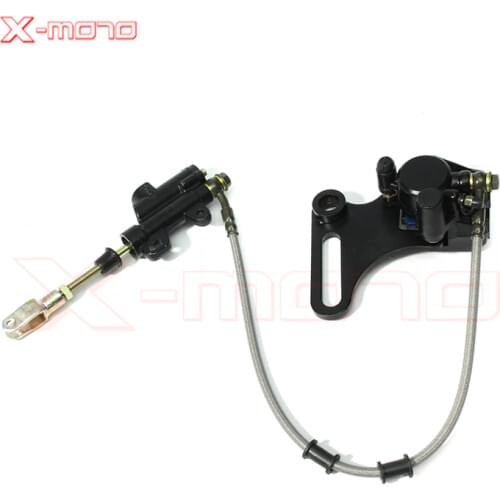 Brand-new Hydraulic Rear Brake System Assembly KAYO BSE Dirt Bike Pit Bike Master Cylinder Caliper hose 500mm Long