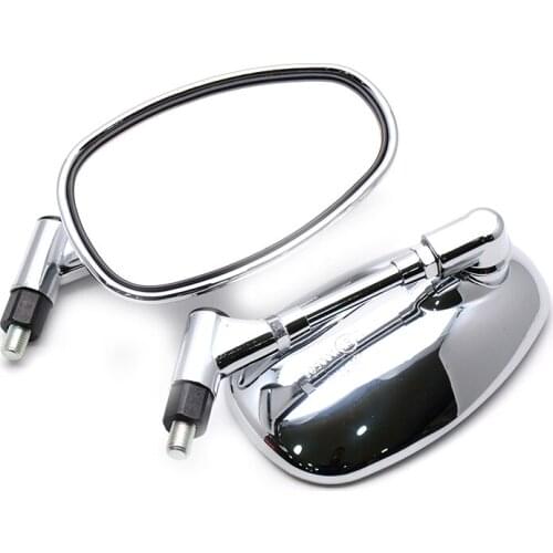 Chrome Side Mirrors For Kawasaki VN2000 Vulcan VN1600 VN1500 VN900 VN800 VN400