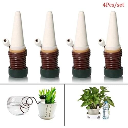 Ceramic Self Watering Spikes Automatic Plant Drip Irrigation Water Stake For Garden Vegetable Garden Drip Watering System