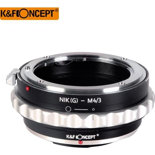K&F CONCEPT For Nikon(G)-M43 Camera Lens Mount Adapter Ring For Nikon AI(G) Lens to for Micro 4/3 Camera For Olympus/Panasonnic