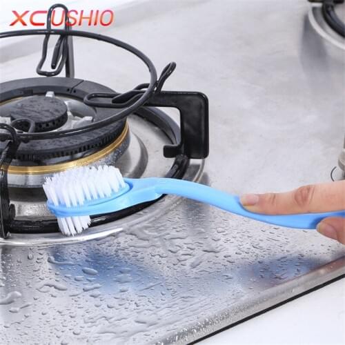 Multifunctional Long Handle Shoe Brush Household Cleaning Brush Portable Kitchen Bathroom Gap Groove Cleaning Tools