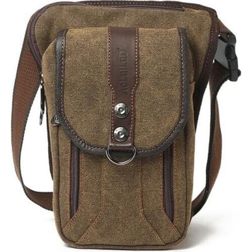 Drop Leg Bag Pouch Mens Thigh Bag Thigh Pack Canvas / Nylon Outdoor Waist Pack Sports Fanny Pack Bike Motorcycle Hiking Hip Bag