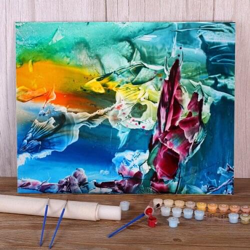 Abstract Sky Paint By Numbers Package Oil Paints 40*50 Picture By Numbers Photo Home Decoration Crafts Adults Handiwork