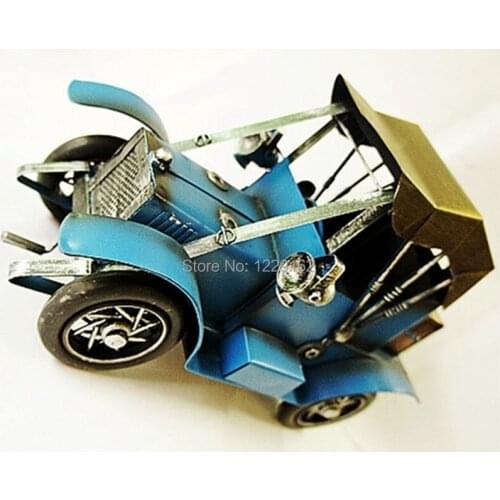 New arrival Vintage car model classical blue classic car creative home decoration/ business gift